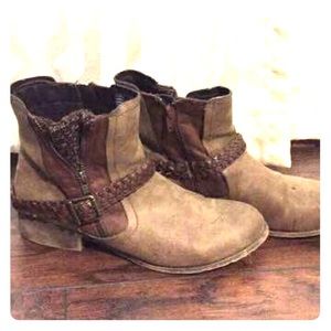 Ankle, biker themed, boots